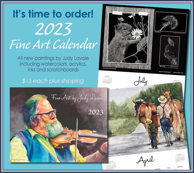 Calendar Time Again Judy Lavoie Art