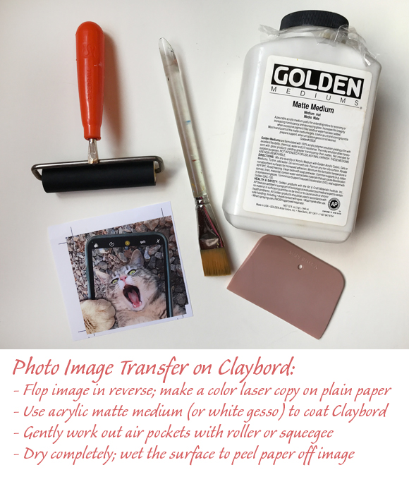 Mod Podge Photo Transfer -Glue & Varnish